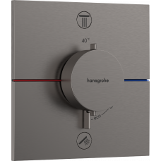 Термостат hansgrohe ShowerSelect Comfort E для душа 15578340 чорний матовий хром