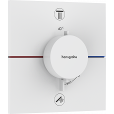 Термостат hansgrohe ShowerSelect Comfort E для душа 15578700 білий матовий