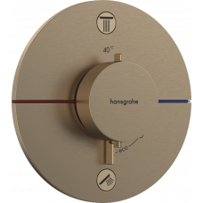 Термостат hansgrohe ShowerSelect Comfort S для душа 15556140 бронза