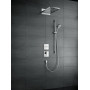 Термостат hansgrohe ShowerSelect Highfow для душа з окремим виводом для ручного душа, білий скляний 15735400 ( виставкова позиція )
