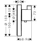 Термостат hansgrohe ShowerSelect S Highflow для душа 15742000