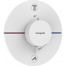 Термостат hansgrohe ShowerSelect Comfort S для душа 15556700 білий матовий