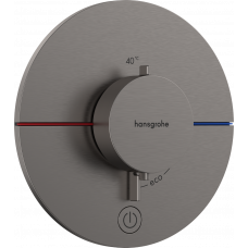Термостат hansgrohe ShowerSelect Comfort S для душа 15562340 чорний матовий хром