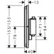 Термостат hansgrohe ShowerSelect Comfort E для душа 15578000 хром