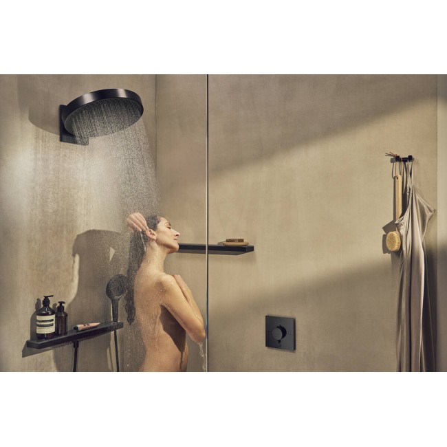 Термостат hansgrohe ShowerSelect Comfort E для душа 15572670 черный матовый