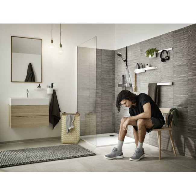 Термостат hansgrohe ShowerTablet Select для душу, білий матовий 24360700