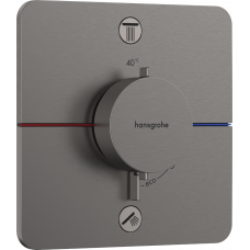 Термостат hansgrohe ShowerSelect Comfort Q для душа 15583340 чорний матовий хром