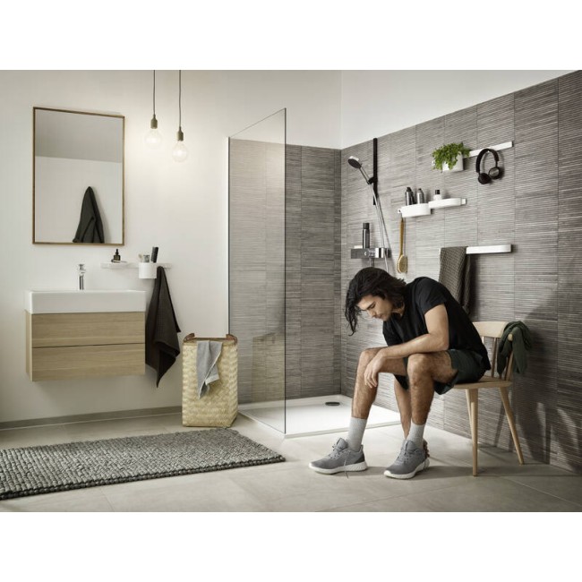 Стаканчик для зубных щеток hansgrohe WallStoris 27921670 черный матовый