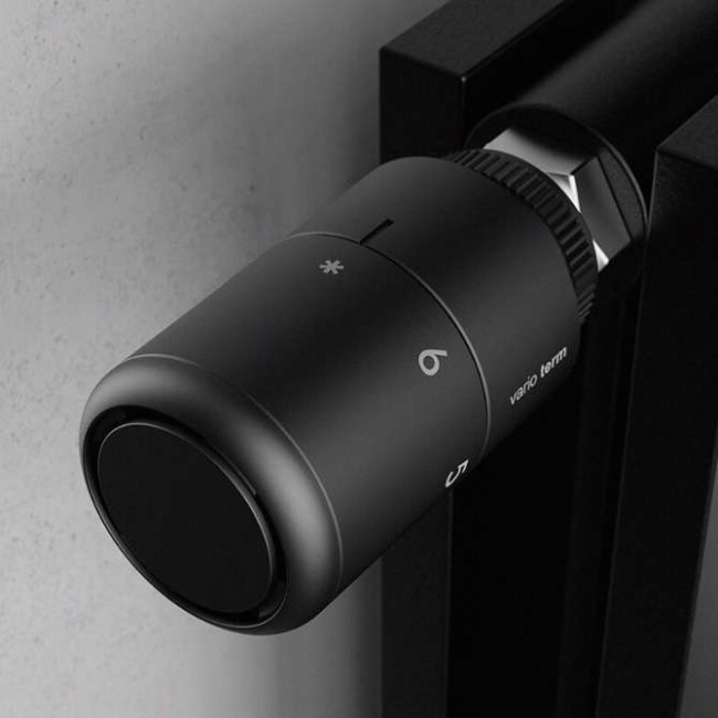 Термостатична головка Tucan GS.10C (різьба M30x1,5), матовий чорний, 000M665A124