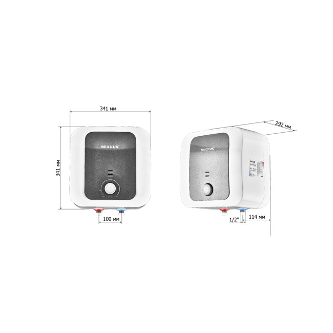 Водонагрівач "Над мийкою" MIXXUS EWH-1110 SMALL OVER накопичувальний 10 л, мокрий тен 1,5 kW (WH0606)