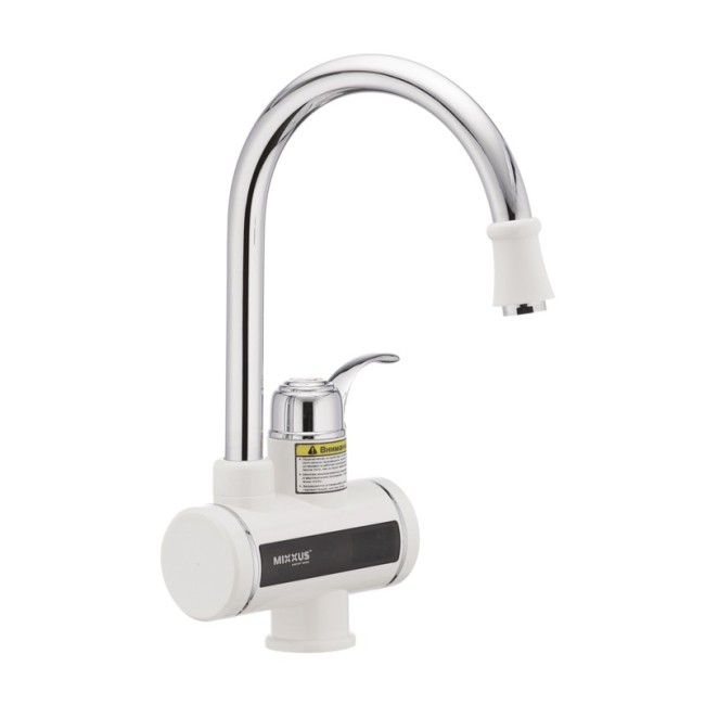 Водонагреватель 3 kW проточный, с индикатором температуры, RESET, на мойку MIXXUS Electra 240-E (MI2749)