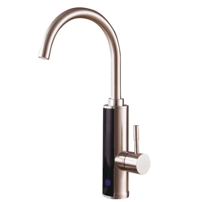 Водонагреватель 3,3 kW проточный, нержавеющая сталь, с индикатором температуры, на мойку MIXXUS Electra 470-E (MX0772)