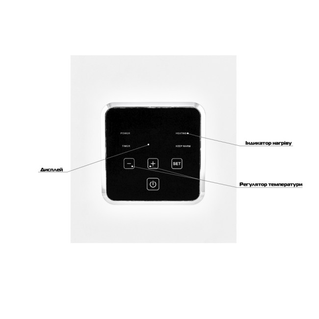 Водонагрівач "Плоский" MIXXUS EWH-10050 FLAT DRY накопичувальний 50 л, сухий тен 2 kW (WH0597)