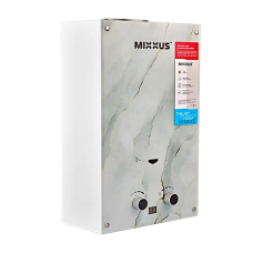 Газовая колонка MIXXUS GWH-0510 BASIC GLASS дымоходная 10 л/мин (панель из стекла с рисунком) (WH0026)