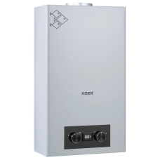 Газова колонка KOER KWH.G0110 GRAY димохідна 10 л/хв, колір сірий (KR5555)