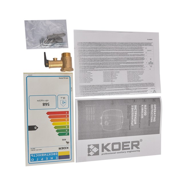 Водонагрівач "Під мийку" Koer KWH.E05-10VWU накопичувальний 10 л, мокрий тен 1,5 kW (EK0105)