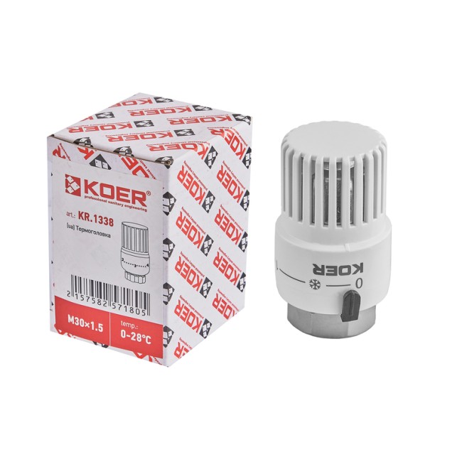 Термоголовка Koer KR.1338-M30x1.5 (KR5718)