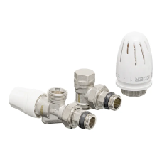 Комплект для підключення радіатора Koer SET-16 - 1/2"x3/4" (осьовий) з термоголовкою ЗЗ (KR3179)