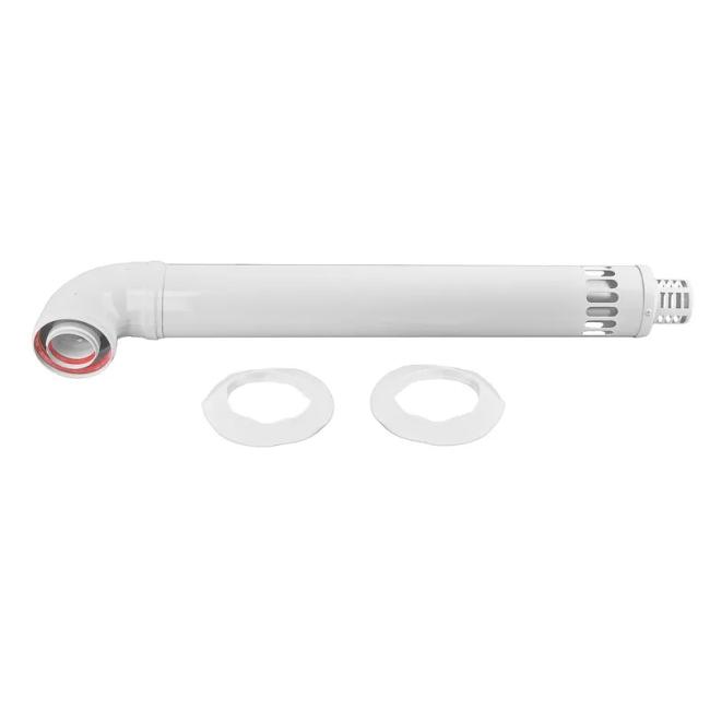 Комплект коаксиального дымохода KOER KCH.02 Premium для котла 1000 мм, 60/100 (KR5660)