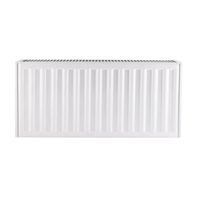 Стальной радиатор Koer 22 x 500 x 1200B (2629 Вт, 30,66 кг, нижнее подключение, с термоклап., с универс. креплением) (KR6215)