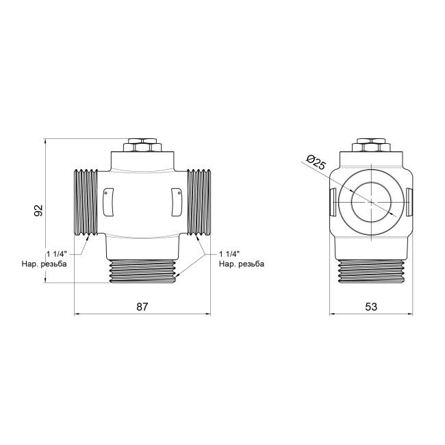 Антиконденсационный клапан Thermo Alliance Forte 1 1/4" 55°C SF393W32
