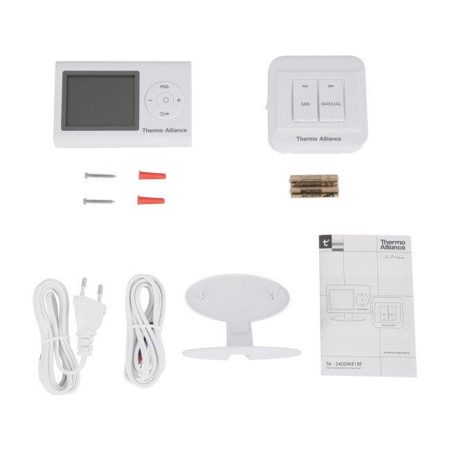 Недельный программируемый термостат Thermo Alliance ТА-2402WiFiRF радиоуправляемый c WiFi