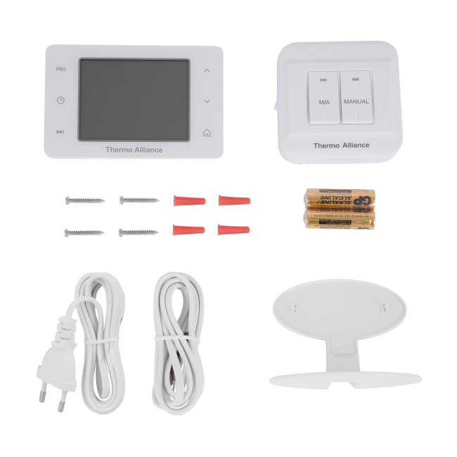 Недельный программируемый термостат Thermo Alliance ТА-2701RF радиоуправляемый сенсорный