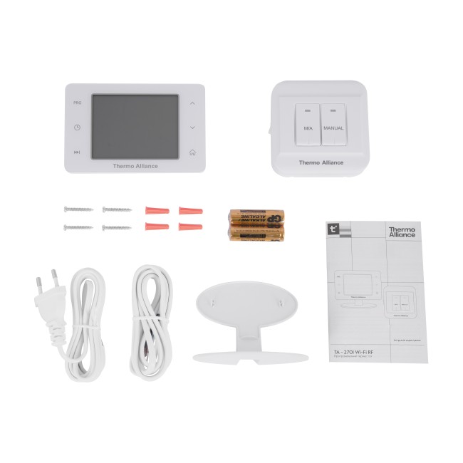 Недельный программируемый термостат Thermo Alliance ТА-2701WiFiRF радиоуправляемый сенсорный c WiFi