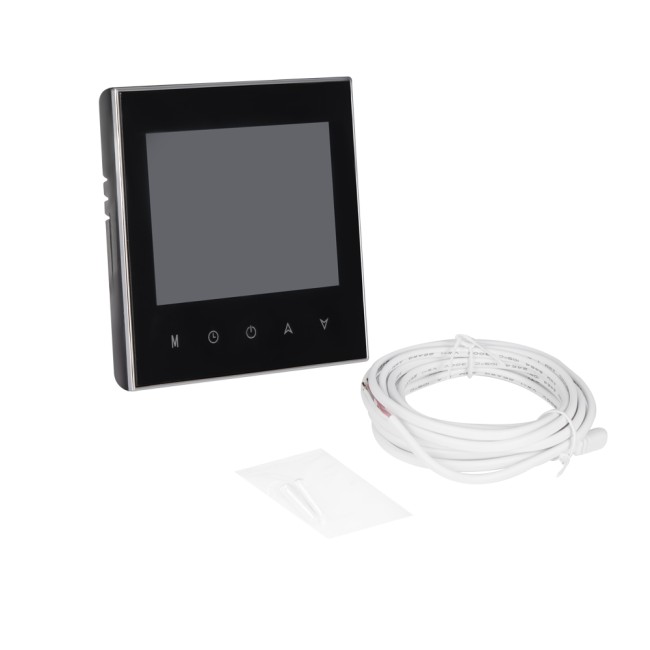 Проводной недельный термостат(16A+NTC) с WiFi BHT-3000-GBLW