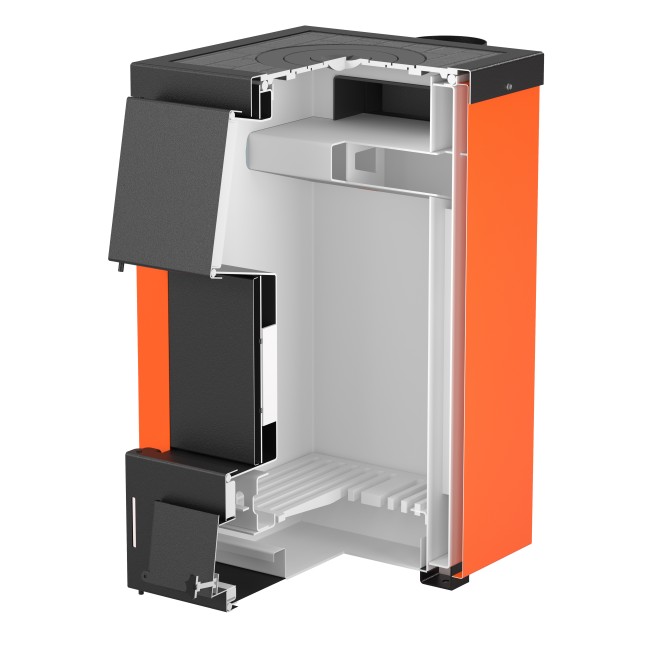 Котел твердотопливный стальной Thermo Alliance Magnum V 4.0 SSF 12 с конфоркой (3 мм)