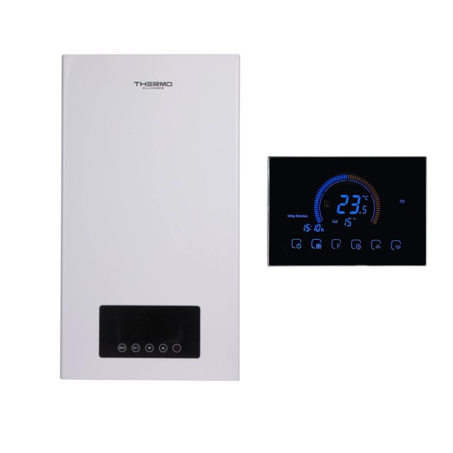 Комплексное решение Thermo Alliance для котельной: электрический котел 10 кВт + проводной термостат Wi-Fi