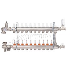Коллекторная группа Icma 3/4" 10 выходов, с расходомером №A2K013