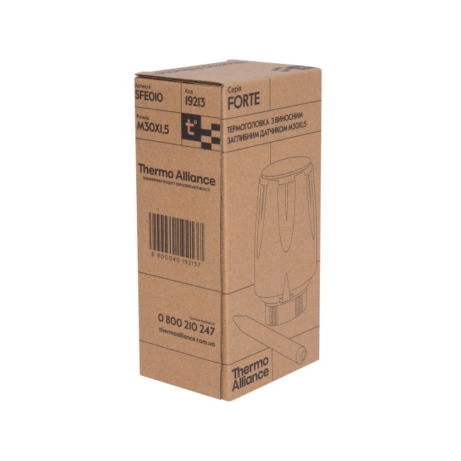 Термостатическая головка Thermo Alliance Forte М30х1,5 с выносным датчиком SFE010