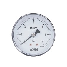 Манометр Icma 1/4" 0-6 бар, заднє підключення №243