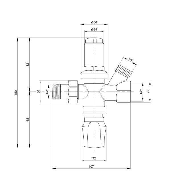 Подпиточный клапан Icma 1/2" №249