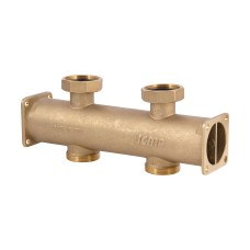 Сборный коллектор Icma 1"х1" 1/2 ВН с двойной камерой №785