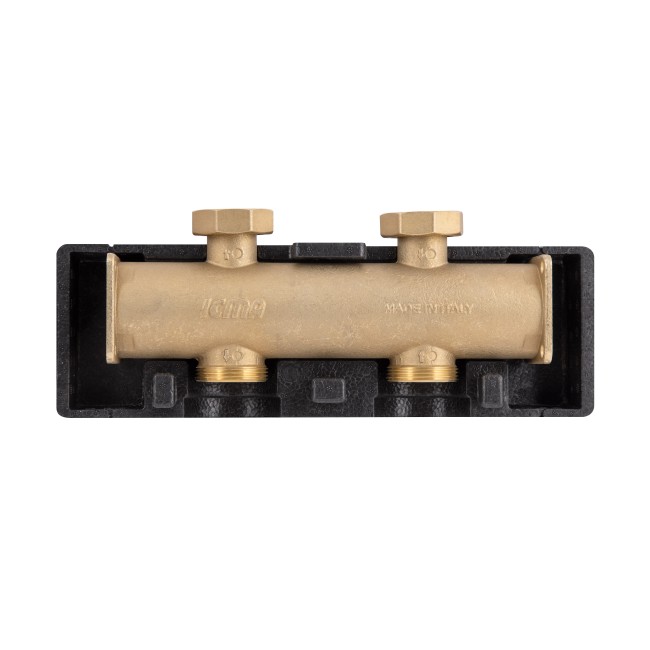 Сборный коллектор Icma 1"х1" 1/2 ВН с двойной камерой №785