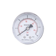 Манометр Thermo Alliance Standart 6 бар 1/4" , заднє підмикання SD1716B