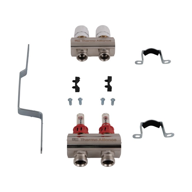 Коллектор с расходомерами Thermo Alliance Standart 1" на 2 выхода