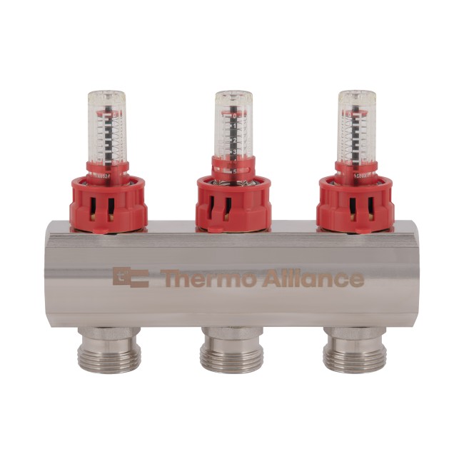 Коллектор с расходомерами Thermo Alliance Standart 1" 3 выхода SD235W3