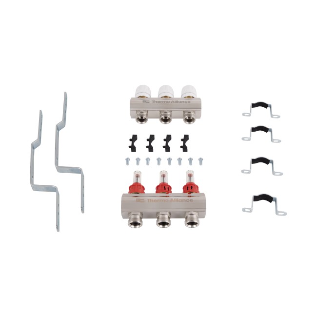 Коллектор с расходомерами Thermo Alliance Standart 1" 3 выхода SD235W3