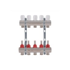 Коллектор с расходомерами Thermo Alliance Standart 1" 5 выхода SD235W5