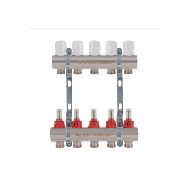 Коллектор с расходомерами Thermo Alliance Standart 1" 5 выхода SD235W5