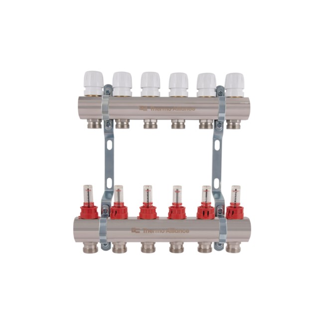 Коллектор с расходомерами Thermo Alliance Standart 1" 6 выходов SD235W6