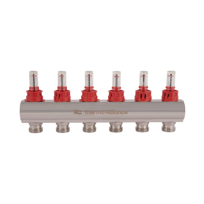 Коллектор с расходомерами Thermo Alliance Standart 1" 6 выходов SD235W6