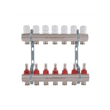 Коллектор с расходомерами Thermo Alliance Standart 1" 7 выходов SD235W7