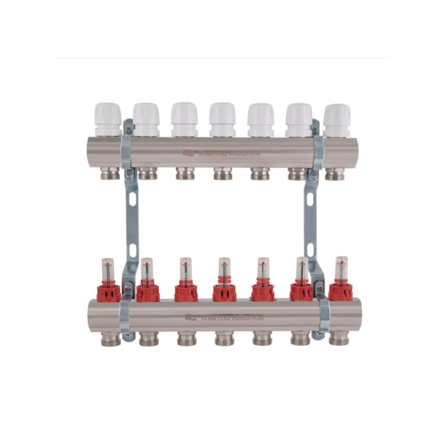 Коллектор с расходомерами Thermo Alliance Standart 1" 7 выходов SD235W7