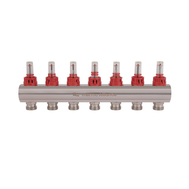 Коллектор с расходомерами Thermo Alliance Standart 1" 7 выходов SD235W7
