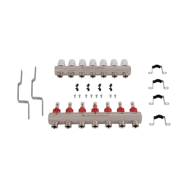 Коллектор с расходомерами Thermo Alliance Standart 1" 7 выходов SD235W7