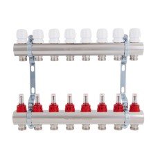 Коллектор с расходомерами Thermo Alliance Standart 1" 8 выходов SD235W8